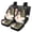 Christmas Tree Snowman, variant on Jeiento Christmas Car Seat Covers for Front Rear Seats Full Set of 4 Candy Cane Auto Bucket Seat Cushion Rear Bench Protector Van SUV Truck Automotive Interior Accessories Black