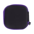 thumbnail image 1 of Estuche de EVA para guardar auriculares en varios colores, portátil, para viaje, con cable USB (morado), 1 of 7