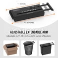 thumbnail image 3 of Small Paper Shredder for Home, 6 Sheet Strip Cut Paper Shredder Without Basket,Portable Shredder Extendable Arm Design with Overheat Protection for Home Office, 3 of 8