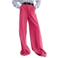 thumbnail image 3 of iHPH7 Women's Wide Leg Pants Palazzo Pants for Women Baggy Pants Lounge Pants Women Wide Leg Pull On Pants for Women High Waisted Pants for Women Lounge Wear for Women Hot Pink S, 3 of 9