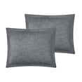 thumbnail image 3 of HomeRoots 528868 100 Percent Cotton 140 Thread Count Washable Down Comforter Set, Denim Blue - King Size, 3 of 3