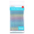 thumbnail image 4 of (2 pack) Way to Celebrate! Rainbow Pastel Foil Party Tablecloth, 84in x 54in, 4 of 7