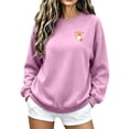 thumbnail image 6 of Jsaierl Womens Halloween Sweatshirts Plus Size Ghost Graphic Pullovers Soft Going Out Round Neck Long Sleeve Shirt Tops Halloween Party Supplies, Sizes S-2XL, 6 of 7