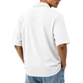 thumbnail image 3 of Polo Shirts for Men Cotton Pique Short Sleeve Golf Shirts Classic Casual Moisture Wicking Tops with Pocket, 3 of 8