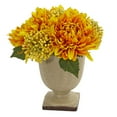 thumbnail image 1 of Mum Artificial Arrangement, Yellow, 1 of 1