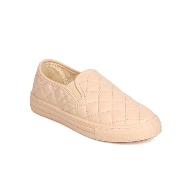 Qupid quilted slip on best sale sneakers