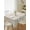 White Beige, variant on Spring Floral Table Cloth, White Daisy Farmhouse Linen Texture Waterproof Tablecloth for Rectangle Tables, Reusable Washable Fabric Table Cover for Restaurant Kitchen Dining Tables 60"x102"