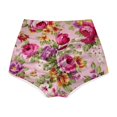 thumbnail image 4 of Gibobby Short Deportivo Cintura Strethcy Sport Mujeres Leggings Yoga High Stretch Printing Pantalones cortos Pantalones de yoga(Vino, S), 4 of 4