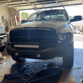 thumbnail image 3 of Vijay Compatible with 2006-2007-2008 Dodge Ram 1500 Steel Front Bumper with LED Lights and D-Rings, 3 of 8