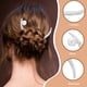 thumbnail image 2 of Horquilla para el cabello con forma de luna, pinza para el cabello con forma de luna, horquilla para el cabello con perlas, herramienta para peinar el cabello, 2 of 7