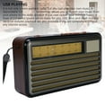 thumbnail image 4 of Small  Radio Speaker Vintage Retro Portable Solar Battery Operated for Outdoor Lighting Emergency, 4 of 7