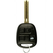 KeylessOption Keyless Entry Remote Fob Uncut Car Master Ignition Key Blade HYQ1512V for 97-05 Lexus Vehicles