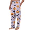 thumbnail image 4 of Satingcolo Mens Pajama Pants Red Bats Halloween, Cotton Soft Sleep Lounge Pj Bottoms with Pockets Drawstring, 4 of 6