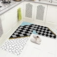 thumbnail image 5 of RFUGUG Kitchen Rugs and Mats, Non Skid Kitchen Runner Rug, Absorbent Resist Dirt Kitchen Floor Mat Comfort Standing Mat for Machine Washable,Set of 2, 15.75x23.62, 15.75x47.24 in, 5 of 8