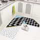 thumbnail image 5 of Fiudx Ofertas flash Artículos en oferta Alfombra de cocina, 2 alfombras de cocina, alfombrillas de cocina acolchadas para suelo, alfombrilla de escritorio antideslizante, juego de alfombras de cocina, 5 of 7