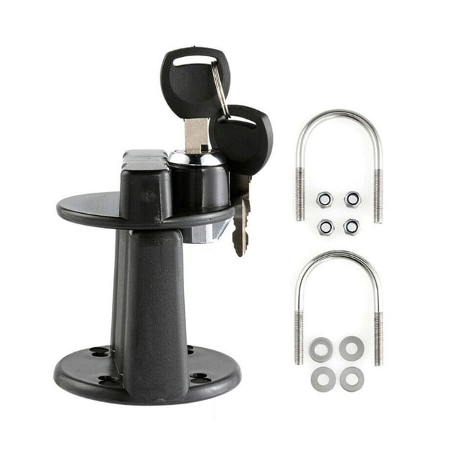Pour 3/5L Réservoir de Carburant Portable Jerricans Support Serrure et Clés y pour ATV Motorc G2N3