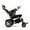BLACK, variant on Fold and Travel Manual Recline Electric Wheelchair Reclining Lightweight Foldable Power Wheelchair