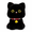 Black Kitten, variant on RNHNLOH Cute Cat Plush Toy, Soft Kitten Stuffed Animal Doll with Bell or Bow Gift