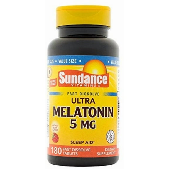 Sundance Ultra Melatonin Tablets, 5 mg, 180 Count