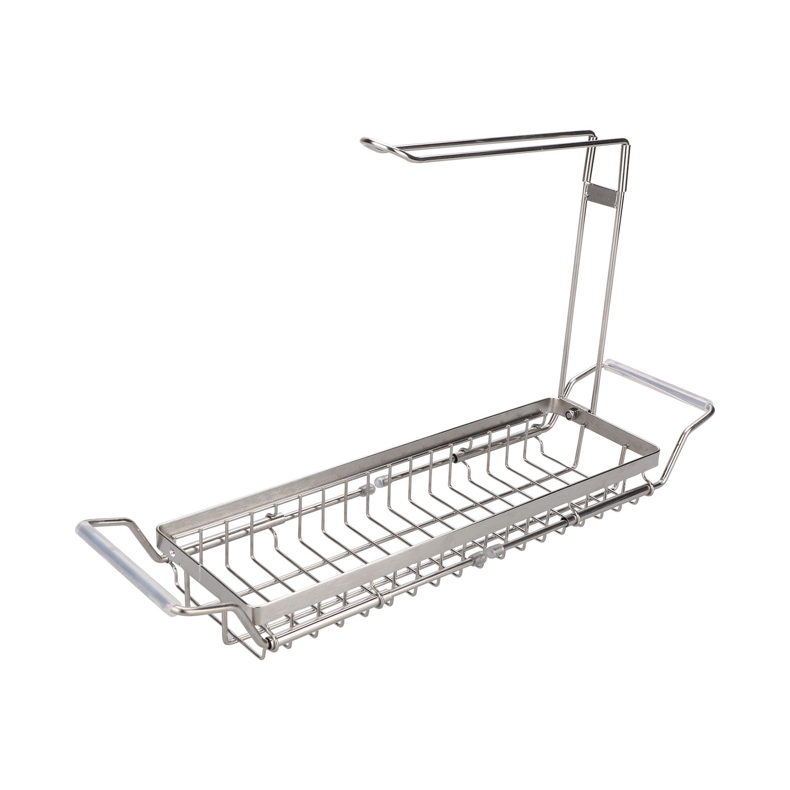 Sponge Holder Sink Expandable Sink Organizer With Towel Holder