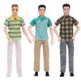 thumbnail image 4 of Conjunto completo de muñecas Ken para niños, juguetes de vestir de 30cm, Multi Jonts, movible, novio con traje de ropa, 1/6, 4 of 4