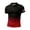 Black, variant on Men's US 250th Anniversary Gradient Polo Shirt with American Flag Patch and Short Sleeve Turn-Down Collar Featuring Quick Dry Fabric Black L
