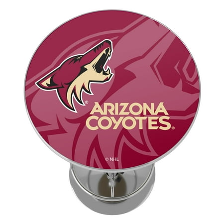 Arizona Coyotes NHL Watermark Chrome Pub Table - Red, Sand, Black