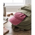 thumbnail image 3 of Vintage Distressed Washed Cotton Dad Hat for Men & Women - Adjustable Ripped Baseball Cap, Packable Soft Top Sun Hat for Outdoor, Casual, Travel Wine, 3 of 7