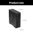 thumbnail image 5 of AOOOWER MX02 Mini Desktop Case Mini ITX Chassis HTPC PC Case Support 2.5inch Hard Disks, 5 of 9
