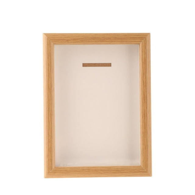 DOLITY Boîte d'Ombre pour Médailles Cadre en Bois pour Insignes Épingles Gymnastique Couleur Bois 7 Pouces