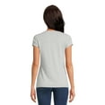 No Boundaries Scoop Neck Tee with Short Sleeves, 1 or 3-Pack, Women’s