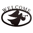 thumbnail image 1 of Village Wrought Iron WEL-48-S Small Welcome Sign-Plaque - Angel, 1 of 1