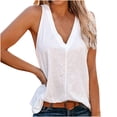 thumbnail image 3 of Mittory Womens Tank Tops Summer Sleeveless Deep V Neck Camis Shirts Casual Basic Racerback Plain Tunic Tees, 3 of 5
