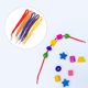 thumbnail image 4 of 50 piezas de juguetes didácticos para enhebrar cordones, accesorios para aprender a atarse los cordones, repuesto para niños pequeños, juguete de motricidad fina, juguetes educativos tempranos, 4 of 8