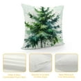 thumbnail image 4 of GOSMITH Watercolor Christmas Tree Pillow Covers Rustic Green Pine Tree Print Outdoor Winter Christmas Decorative Throw Pillows Farmhouse Pillowcases Cushion Case Decor for Sofa Couch Bed, 4 of 5