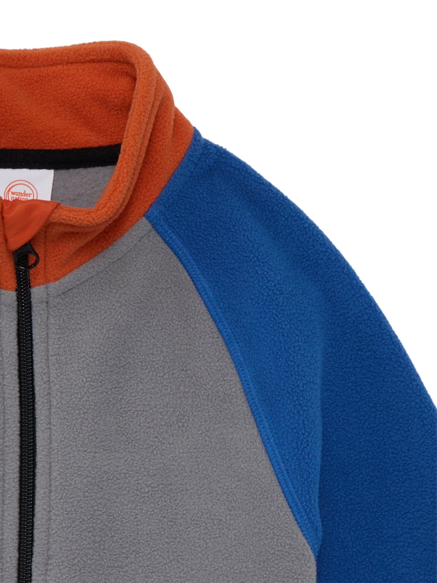 Wonder Nation Boys Microfleece Zip Jacket, Sizes 4-18 & Husky