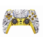 ModdedZone GOLD MONEY Custom UN-Modded Controller Unique Design for PS5 OEM OEM Authentic Controller