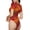 Autumn Leaf, variant on Autumn In The Forest Womens One Piece Swimsuits Modest Tummy Control Bathing Suits Lace Up Slimming Swim Suit-XX-Large