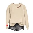 thumbnail image 2 of New Sweatshirts for Women Loose Fit Plus Size Pullover Printed Loose Casual Long Sleeved Top Regular Sleeve Hooded Sweatshirt, 2 of 7
