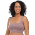 thumbnail image 4 of Joyspun Women’s Wire-Free Bonded Longline Square Neck Bra, Sizes XS-XXXL, 4 of 5