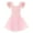 Pink, variant on Girls Dance Leotard with Skirt Size 2t 3t Pink Ruffle Sleeve Ballet Dancewear
