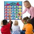 thumbnail image 1 of Cuadro educativo de números y colores Útiles para maestros Útiles escolares perfke Juguetes educativos, 1 of 6