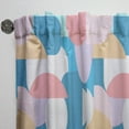 thumbnail image 3 of Designart 'Geometrical Abstract Retro Pattern II' Mid-Century Modern Curtain Panel, 3 of 5