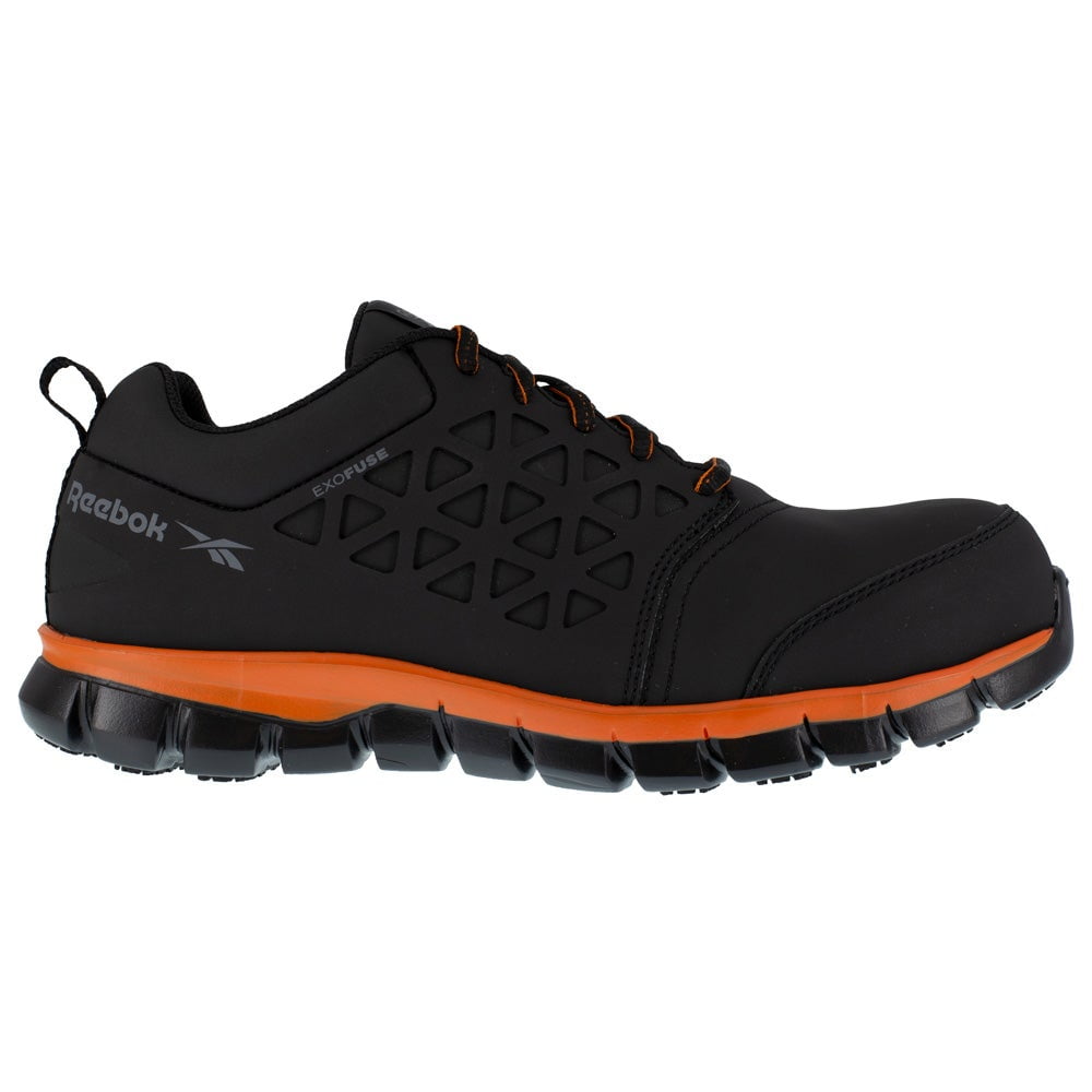 Reebok Work Mens Sublite Cushion With Exofuse Slip Composite Toe Work Safety Shoes Casual - Walmart.com