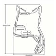 thumbnail image 2 of Prewired P Bass Pickguard with Alnico 5 Pickups for US/Mex Fender, Bass Assembly Kit, 2 of 5