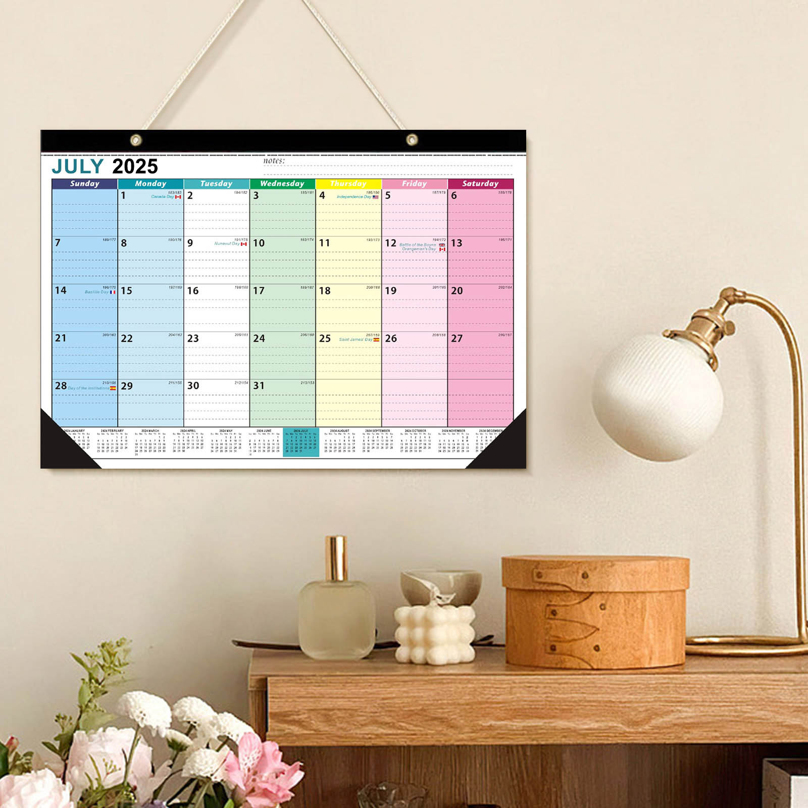 Bestselling, 2025 18Month Countdown Calendar, HotSelling Desktop