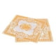 thumbnail image 5 of uds., 20x20cm, manteles individuales dorados, tapete para taza de café, posavasos para suministros para fiestas de bodas, tipo 03, 5 of 14