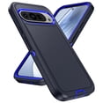 thumbnail image 3 of for Google Pixel 9 Pro XL Phone Case, Hybrid Hard PC Back + Silicone EVA Shockproof Protective Dustproof Non-Slip Heavy Duty Rugged Phone Case Cover for Google Pixel 9 Pro XL, Blue+Blue, 3 of 8