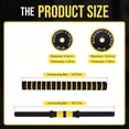 thumbnail image 4 of Telyswee Adjustable Dumbbell & Barbell Weight Set, 2-in-1 Free Weights Available 33 Lbs Weights Dumbbells Set for Home Gym, Yellow, 4 of 8