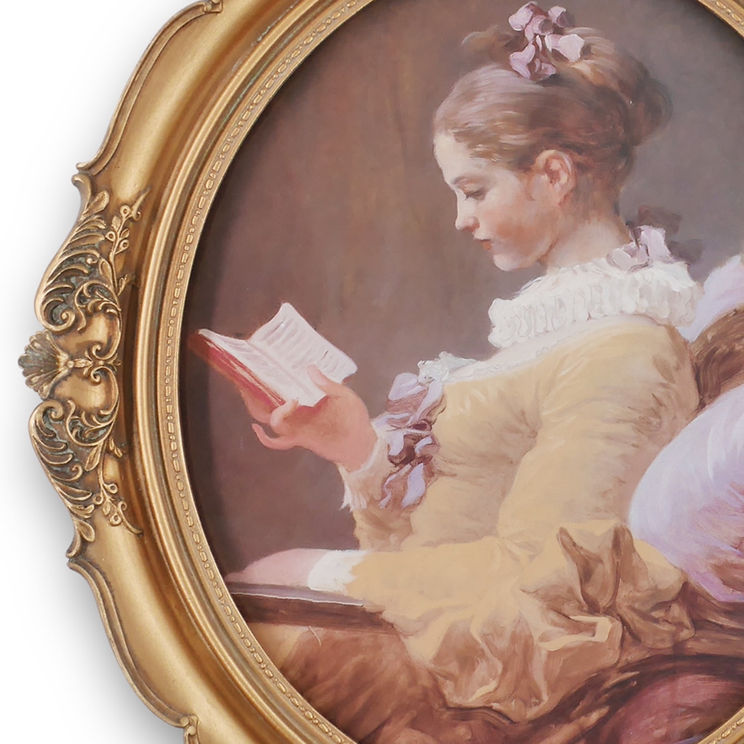 Gold Frames 11x14 Oval Victorian Poster Frame 11 x 14 Vintage Picture Frames for Gallery Wall Display